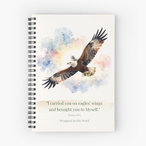 Item preview, Wrapped in His Word | On Eagles' Wings – Exodus 19:4 designed and sold by BCapybara.