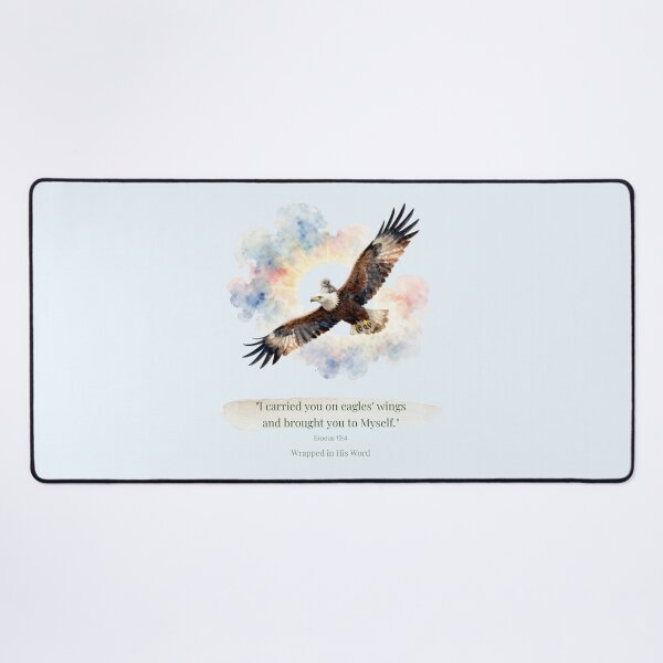 Item preview, Wrapped in His Word | On Eagles' Wings – Exodus 19:4 designed and sold by BCapybara.