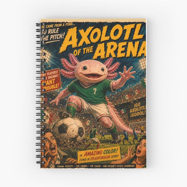 Item preview, Funny Mexican Soccer Player Axolotl Mexico football Fan designed and sold by PetsArt.