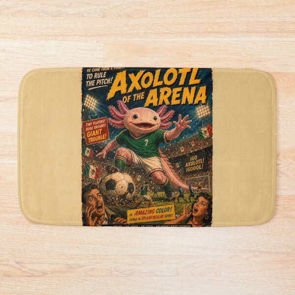 Item preview, Funny Mexican Soccer Player Axolotl Mexico football Fan designed and sold by PetsArt.