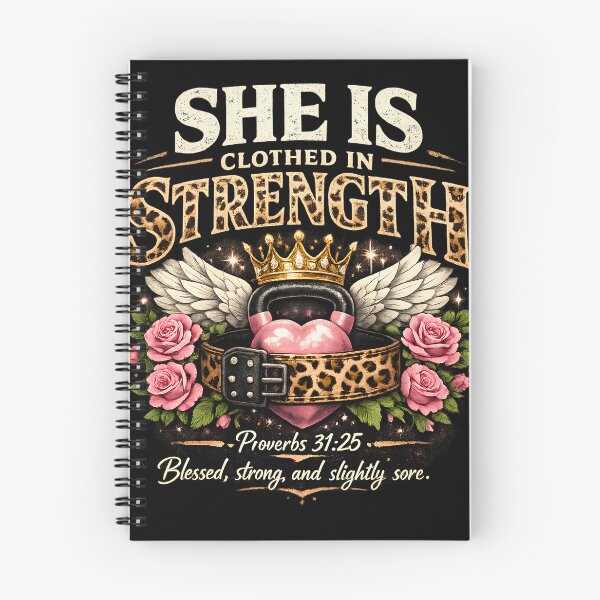 Item preview, She Is Clothed in Strength – Proverbs 31:25 designed and sold by KDR-Designs.
