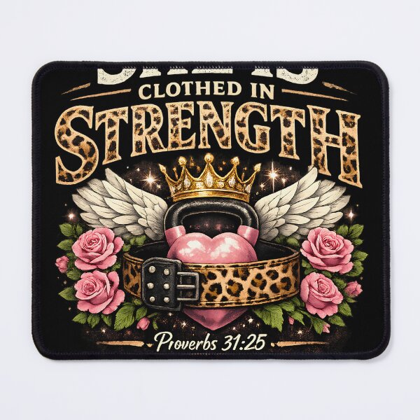 Item preview, She Is Clothed in Strength – Proverbs 31:25 designed and sold by KDR-Designs.