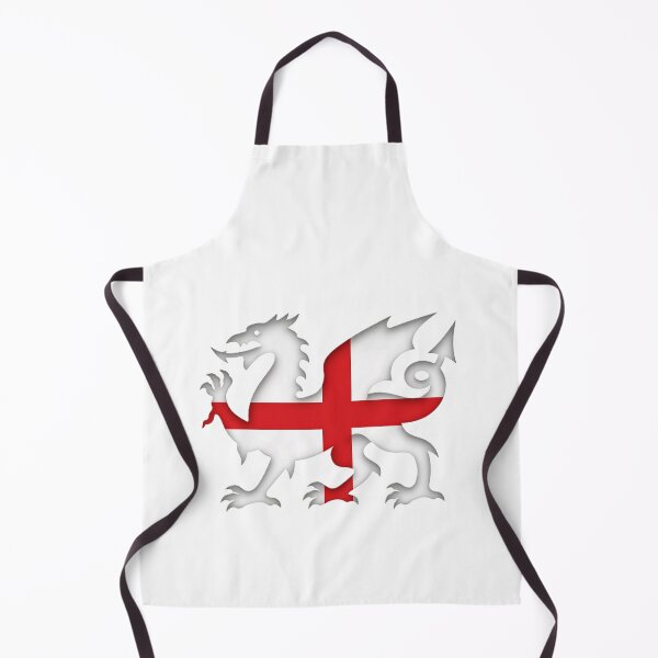 Item preview, England Dragon Emblem – St. George Cross Heraldic Design designed and sold by VladisWorld.