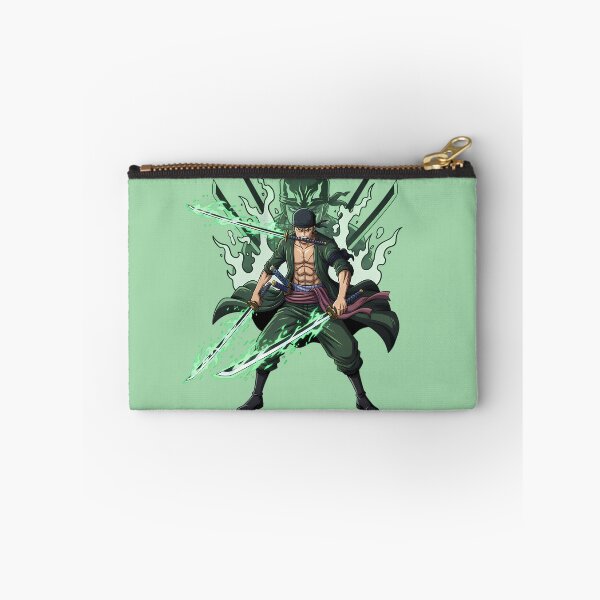 Item preview, Roronoa Zoro Three Sword Style Green Flame Aura designed and sold by luffy2374.
