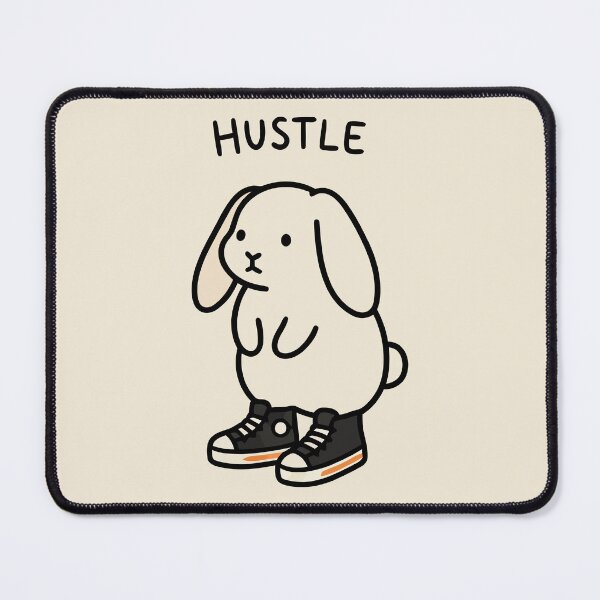 Item preview, Hustle Bunny Rabbit in High Top Sneakers designed and sold by Amir Faysal.