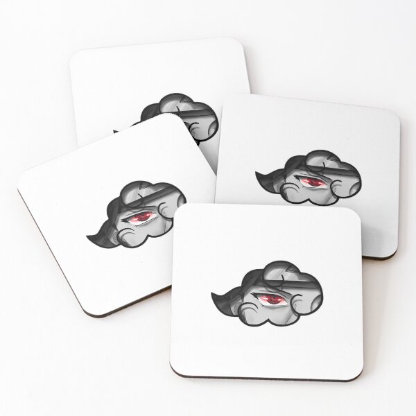 Item preview, Crimson Sharingan Eye In Akatsuki Cloud Silhouette designed and sold by JohnnyFive8.