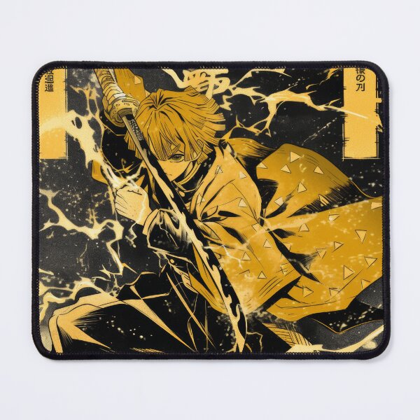 Item preview, Golden Chad Zenitsu designed and sold by AnimeArsenalPrints.
