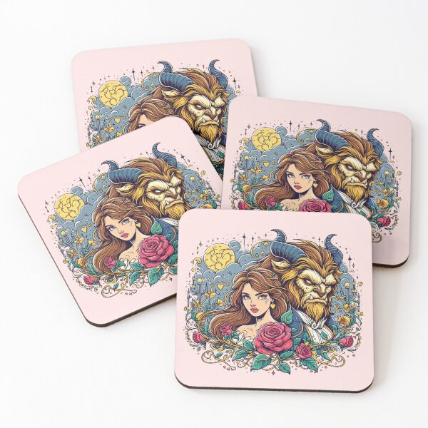 Item preview, Beauty and the Beast Anime Rose designed and sold by NerdiPop.