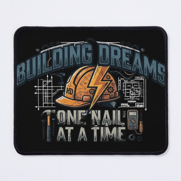 Item preview, Building Dreams One Nail At A Time Construction Electrician designed and sold by PACS0011.