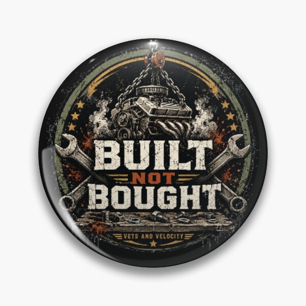 Item preview, Built Not Bought Shirt, Garage Build Graphic Tee, Custom Car Biker Garage Gift, Old Iron Mechanic Style, Veteran Rider Apparel designed and sold by VETS AND VELOCITY LLC.
