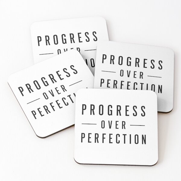 Item preview, Progress Over Perfection – Minimalist Motivational Typography Design designed and sold by Diesel outlaw .