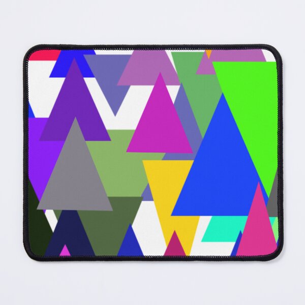Item preview, Retro pastel triangle abstract design designed and sold by AWADHESH CHAURASIA.