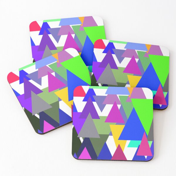 Item preview, Retro pastel triangle abstract design designed and sold by AWADHESH  CHAURASIA.