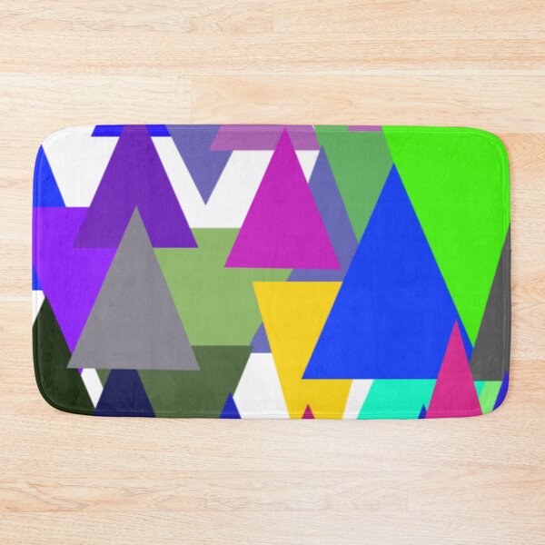 Item preview, Retro pastel triangle abstract design designed and sold by AWADHESH  CHAURASIA.