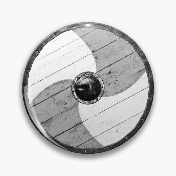 Item preview, Viking Round Shield Dark Norse Warrior Art designed and sold by Ghoul Enterprises.