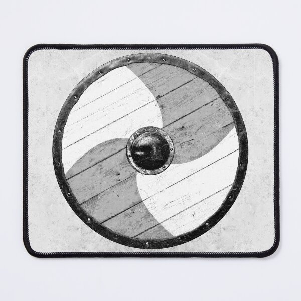 Item preview, Viking Round Shield Dark Norse Warrior Art designed and sold by Ghoul Enterprises.