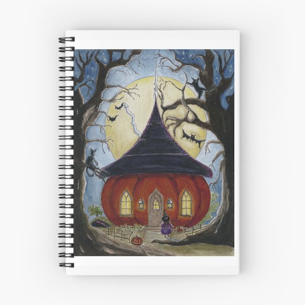 Item preview, Enchanted Cottage at Pumpkin Hollow designed and sold by Bunnies & Butterflies Fanciful Art.
