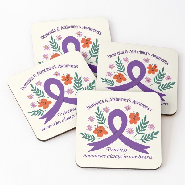 Item preview, “Priceless Memories Always in Our Hearts” – Dementia & Alzheimer’s Awareness Purple Ribbon designed and sold by binspired2shop.