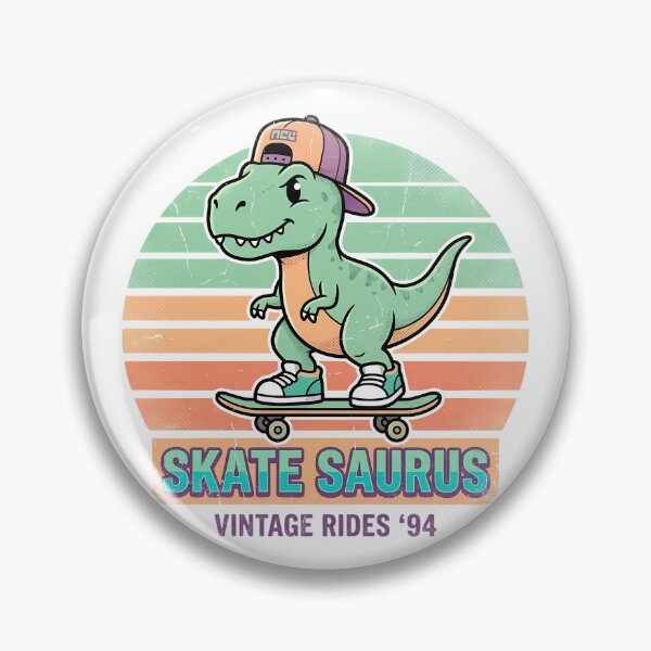 Item preview, Skate Saurus Dino Retro Skateboard designed and sold by Sabsll.