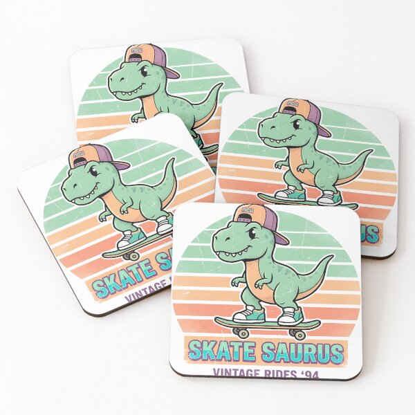 Item preview, Skate Saurus Dino Retro Skateboard designed and sold by Sabsll.