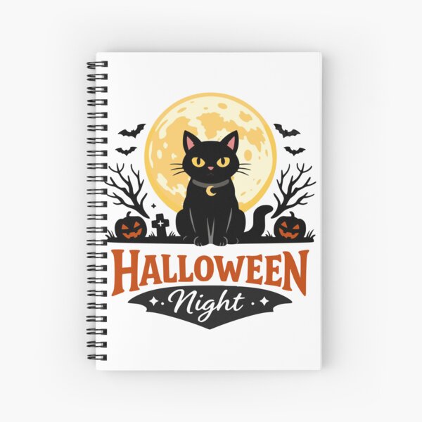 Item preview,  Black Cat and Moon T-Shirt  designed and sold by InkForge Studio.