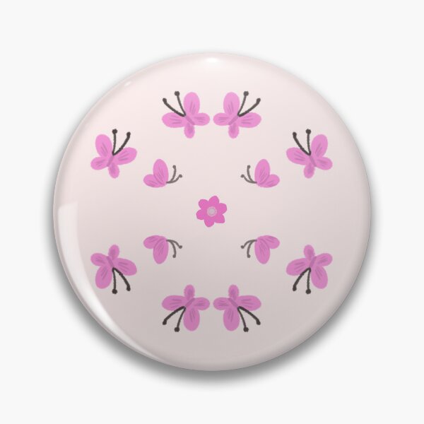 Item preview, Cute Pink Butterfly Mandala Aesthetic Pattern Sticker Pack designed and sold by Art IN Pack.