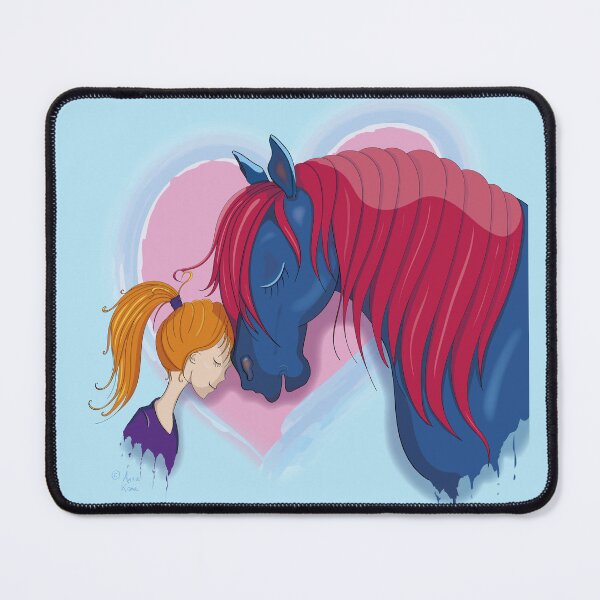 Item preview, Pony hearts - blue designed and sold by annafkane.