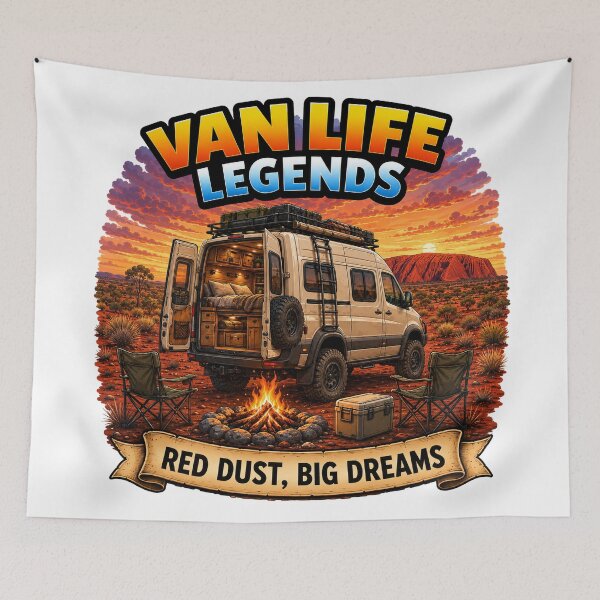Item preview, Adventures Across Australia – Van Life Legends designed and sold by Holiday-Hunter.