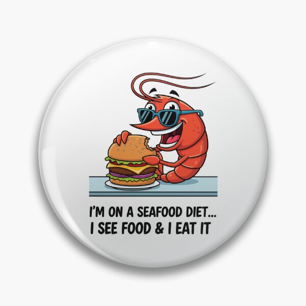 Item preview, Seafood Diet Shrimp designed and sold by Amir Faysal.