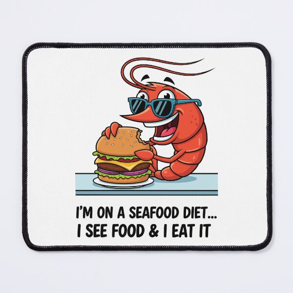 Item preview, Seafood Diet Shrimp designed and sold by Amir Faysal.