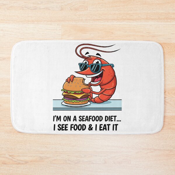 Item preview, Seafood Diet Shrimp designed and sold by Amir Faysal.
