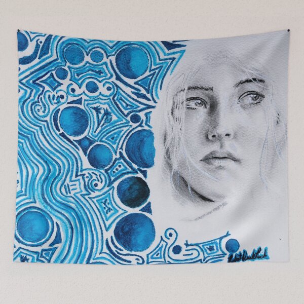 Item preview, blue dimension woman designed and sold by derekrich.