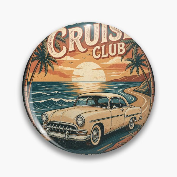 Item preview, Title: Coastal Cruise Club Classic Ride designed and sold by Pixel Vice Trip.