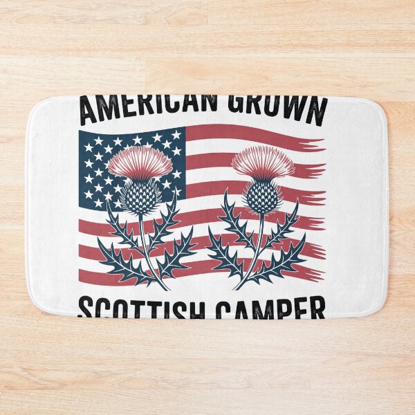 Item preview, American Grown Scottish Camper Shirt | Scottish American Camping Tee designed and sold by EXATEES  ⭐⭐⭐⭐⭐.