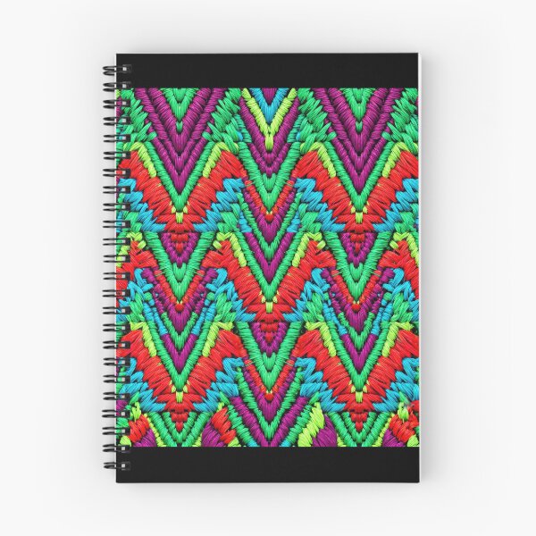 Item preview, Vibrant Neon Tribal Chevron Woven Pattern designed and sold by ElementoVisual.