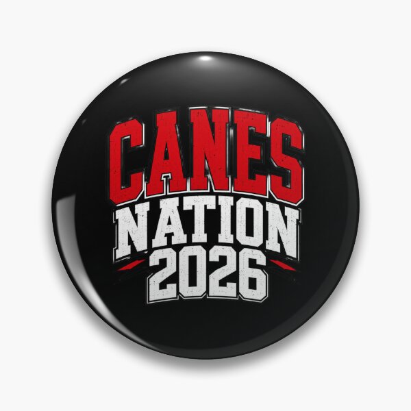 Item preview, Canes Nation 2026 Sport Fans Silhouette designed and sold by Dinaelsherkawy.