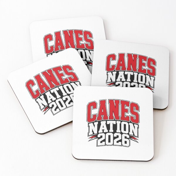 Item preview, Canes Nation 2026 Sport Fans Silhouette designed and sold by Dinaelsherkawy.