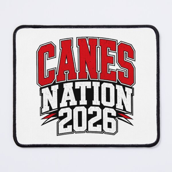 Item preview, Canes Nation 2026 Sport Fans Silhouette designed and sold by Dinaelsherkawy.
