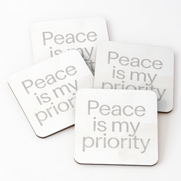 Item preview, Peace is my priority  designed and sold by Astravane Collective Co..