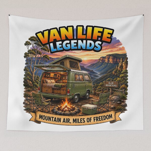 Item preview, Adventures Across Australia – Van Life Legends designed and sold by Holiday-Hunter.