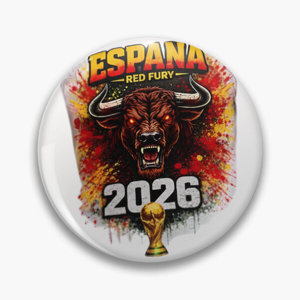 Item preview, Spain Football Fan Cartoon Sticker | Spanish Football Supporter designed and sold by aminesez22.