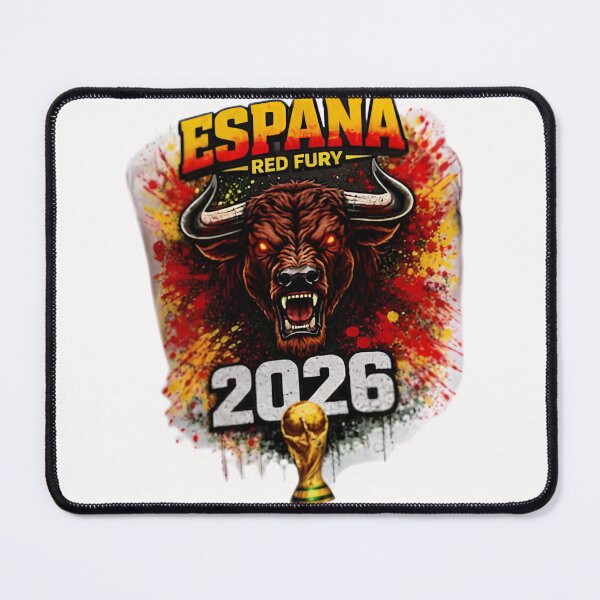 Item preview, Spain Football Fan Cartoon Sticker | Spanish Football Supporter designed and sold by aminesez22.