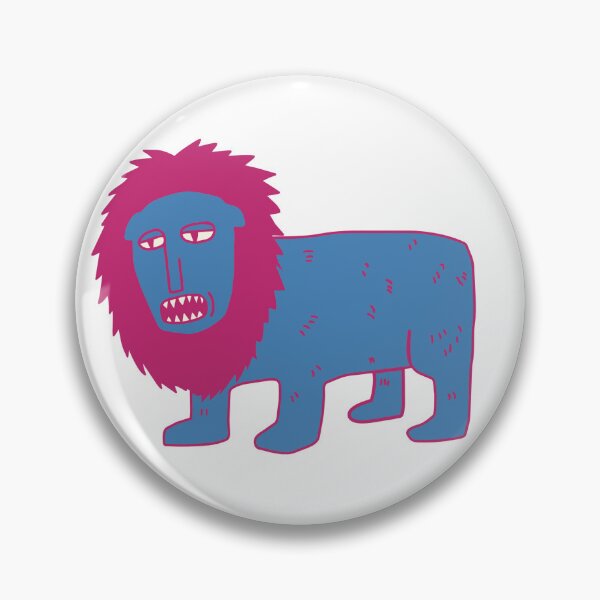 Item preview, blue lion  designed and sold by 00xianart00.