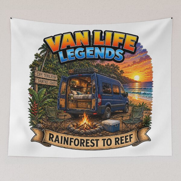 Item preview, Exploring Australia on Wheels – Van Life Legends designed and sold by Holiday-Hunter.