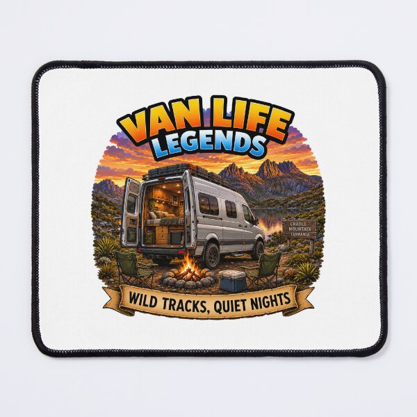 Item preview, Australian Highway Adventures – Van Life Legends designed and sold by Holiday-Hunter.