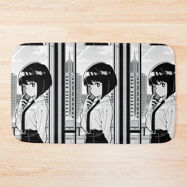 Item preview, Urban Scene - Woman on phone call near window designed and sold by AnimeShin.