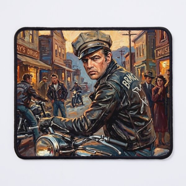 Item preview, Rebellion on Two Wheels. – The Wild One Fine Art Print designed and sold by Art's Diner.