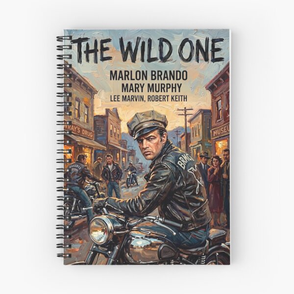 Item preview, Rebellion on Two Wheels. – The Wild One Fine Art Print designed and sold by Art's Diner.