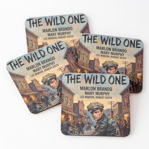 Item preview, Rebellion on Two Wheels. – The Wild One Fine Art Print designed and sold by Art's Diner.
