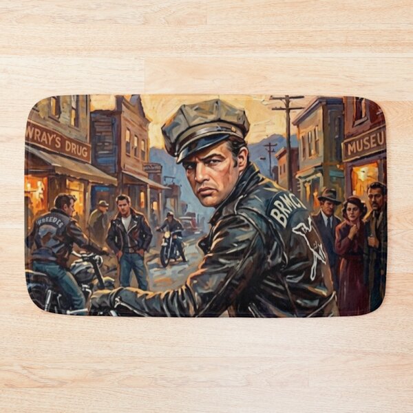 Item preview, Rebellion on Two Wheels. – The Wild One Fine Art Print designed and sold by Art's Diner.